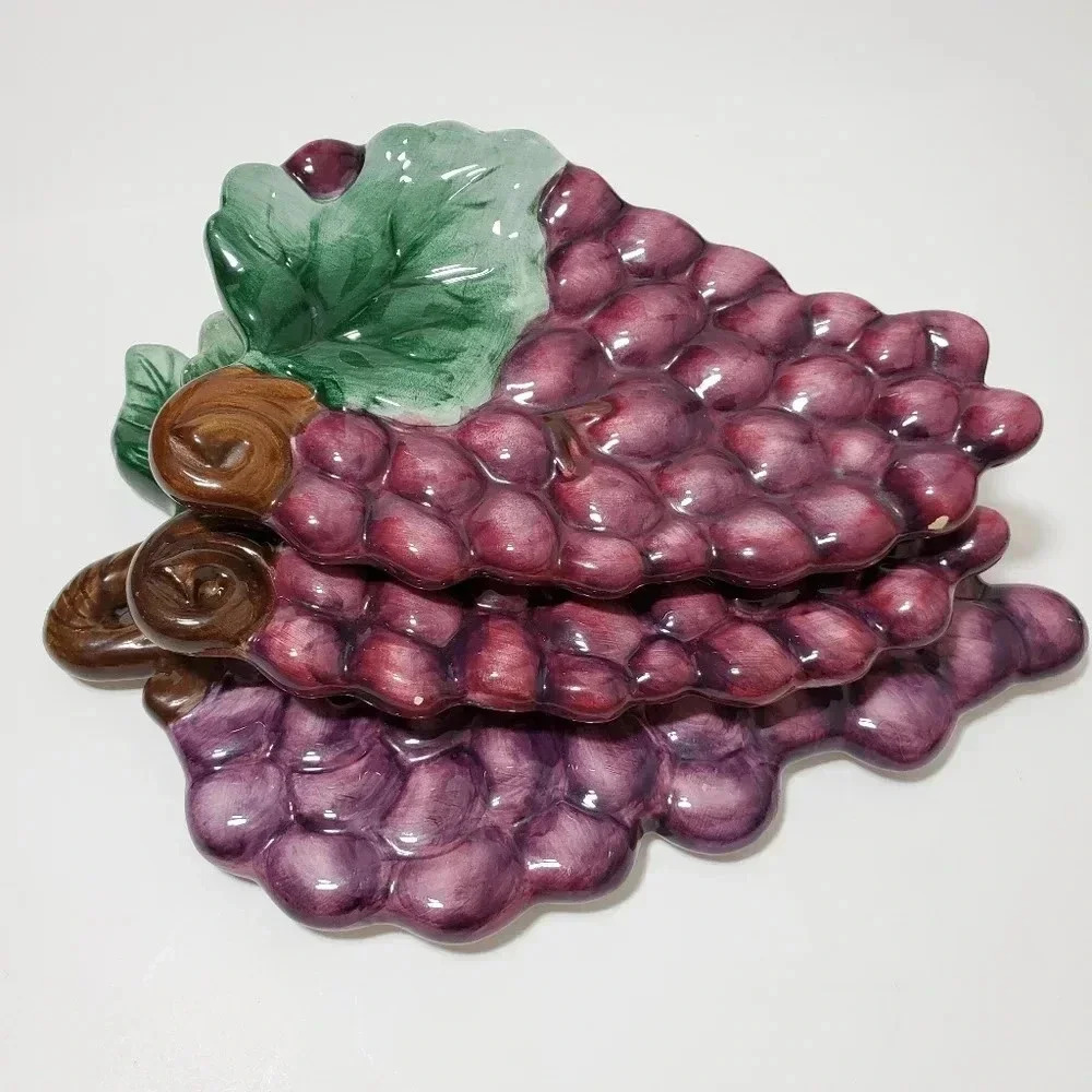 Grapes platters 3set.